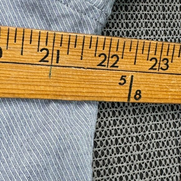 London Fog Mens Size L Gray Long Sleeve Button-Down Shirt Cotton - Picture 6 of 7